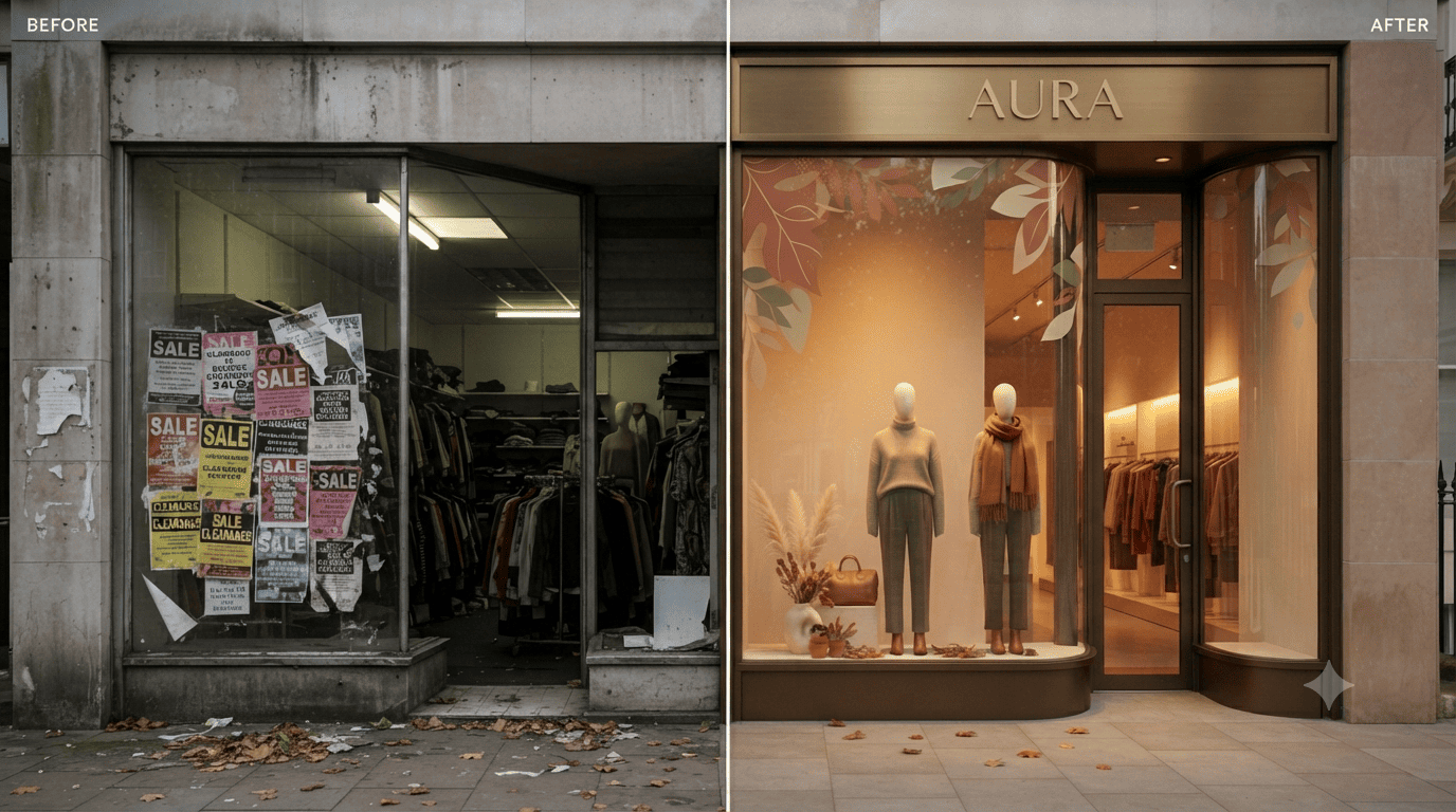 Escaparates de otoño: ideas, vinilos y carteles para vender más en 2026