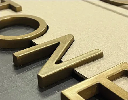 Trabajo de rotulación