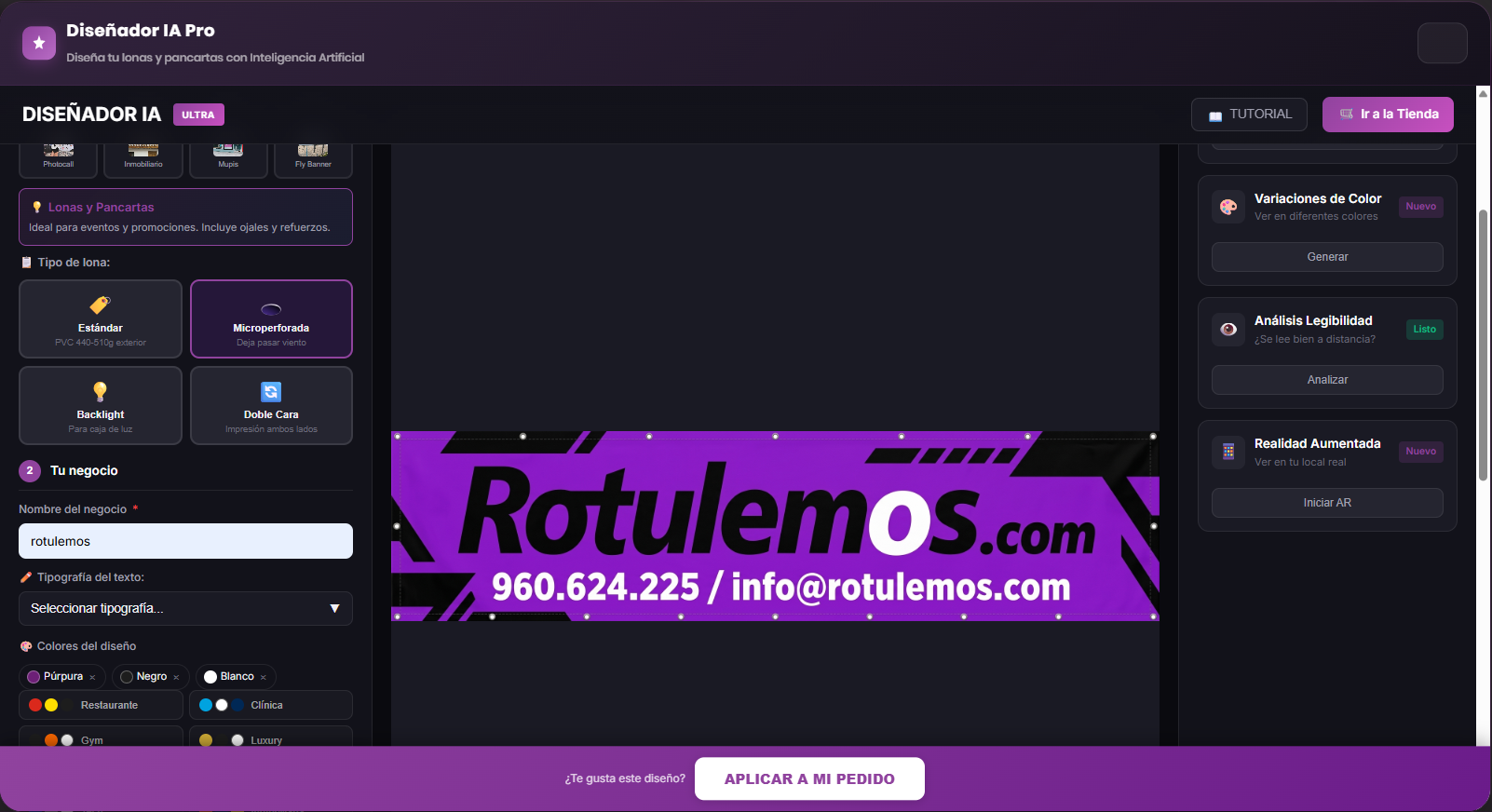 Diseña tu rótulo con Inteligencia Artificial: guía completa del Diseñador IA de Rotulemos — imagen 1