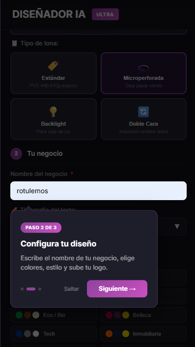 Diseña tu rótulo con Inteligencia Artificial: guía completa del Diseñador IA de Rotulemos — imagen 3