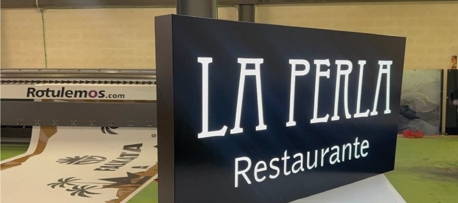 Imagen de Rótulo Luminoso Bandeja Calada