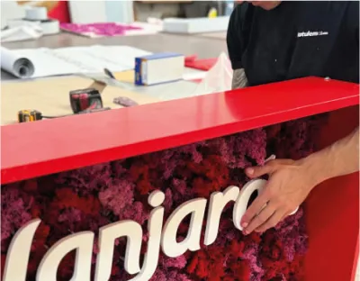 Trabajo de rotulación