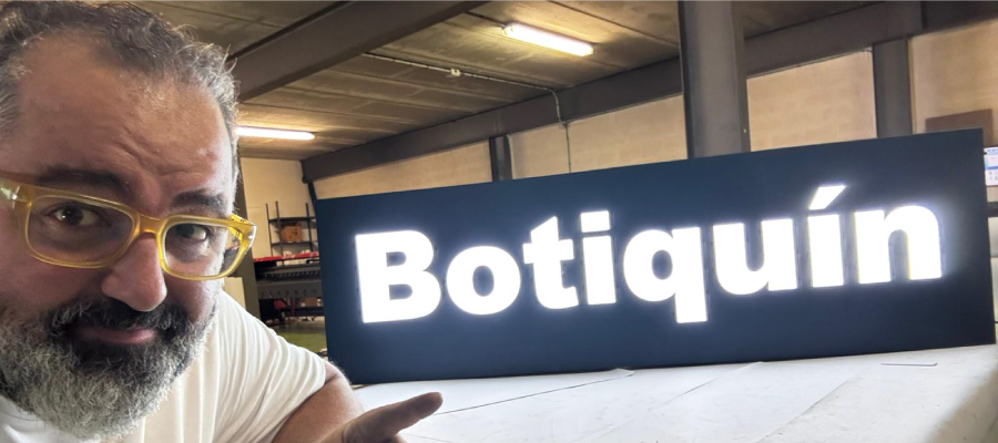 Imagen de Rótulo Luminoso Bandeja Calada